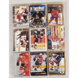 Lot of 250+ Vintage NHL Hockey Cards 1990s-2000s Collection
